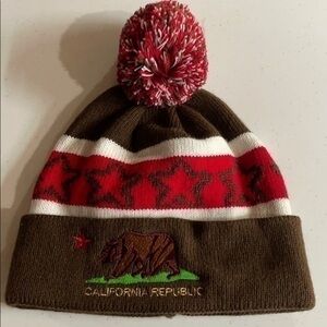 OBSI California Republic Winter Puff Hat